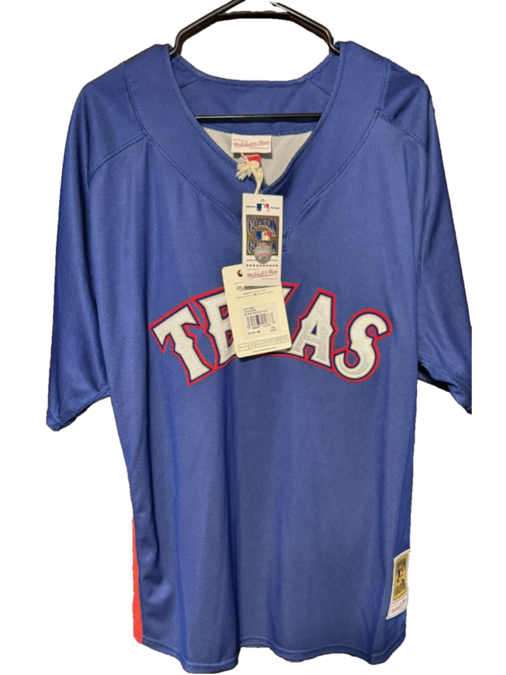 Texas Rangers Mitchell and Ness #27 Guerrero Jersey Blue Men's XXL NEW WITH TAGS